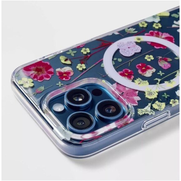 heyday Apple iPhone 15 Pro Max Pro Case with MagSafe Multicolor Floral - Picture 4 of 7